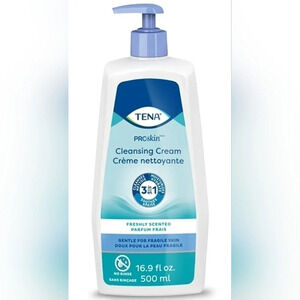 TENA  ProSkin Cream Rinse-Free Body Wash Pump Bottle Mild Scent 16.9 oz.